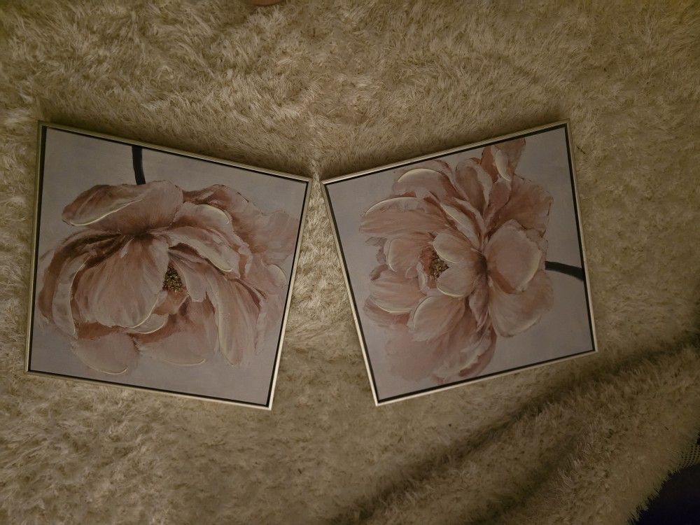 Set Of Floral Wall Art
