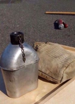 Antique water bottle