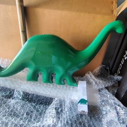 sinclair dino icon 2 light up green dinosaur 42x23