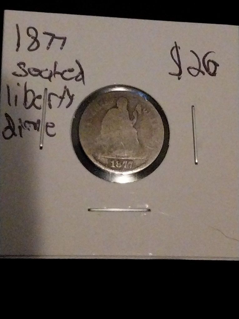 1877 Seated Liberty Dime