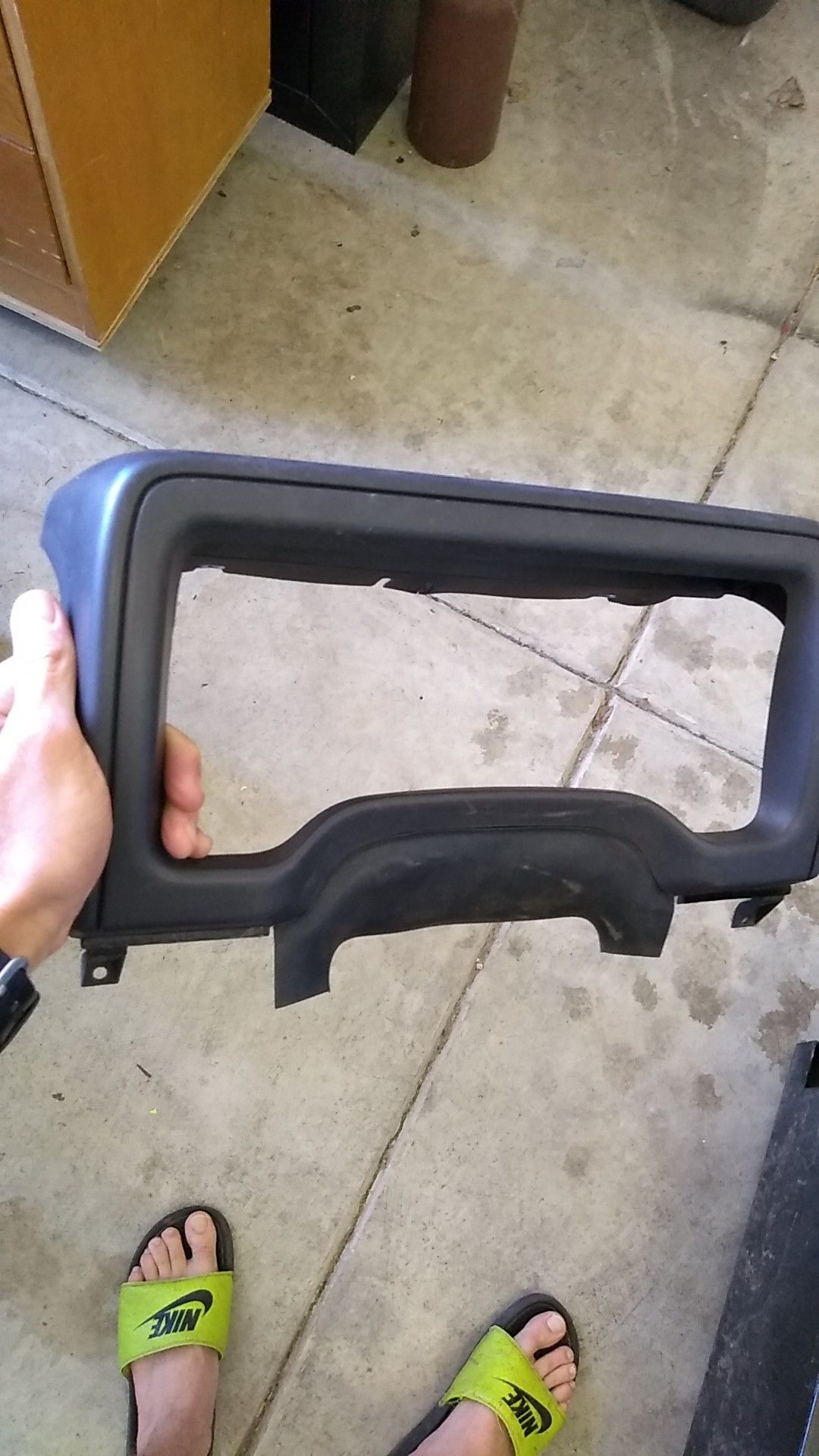 Dashboard gauge cover for TJ Jeep