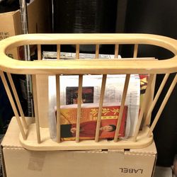 Wooden Magazine Holder