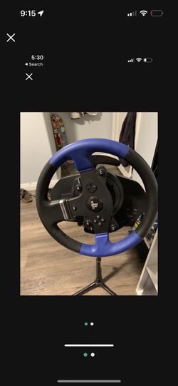 Thrustmaster T-150 with driving wheel and pedals