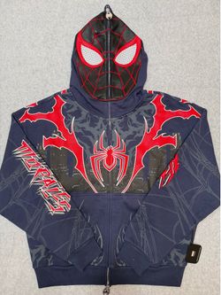 Civil Regime x Spider-Man Miles Morales Full Zip Up Hoodie