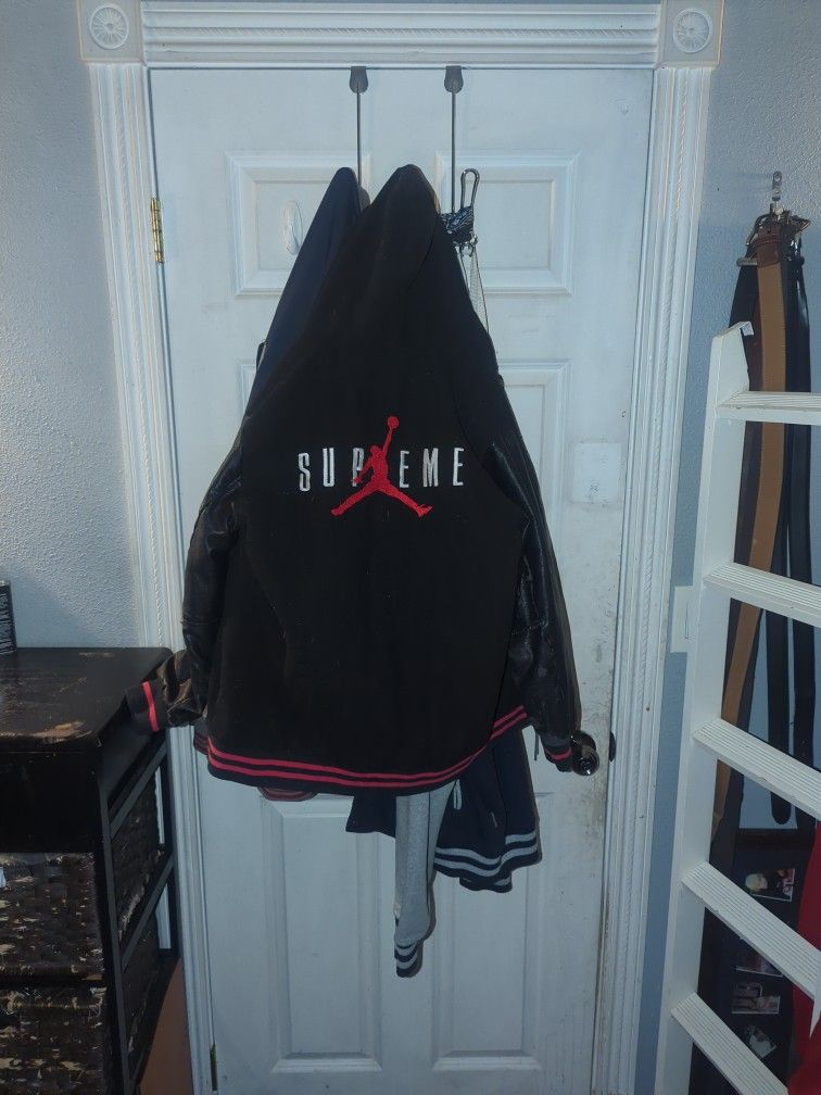 Supreme Jordan Colab Varsity Jacket
