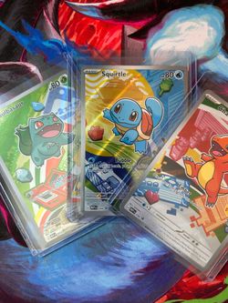 Kanto First Partner Pokemon Set