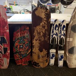 Wave Wake boards And water Skis 