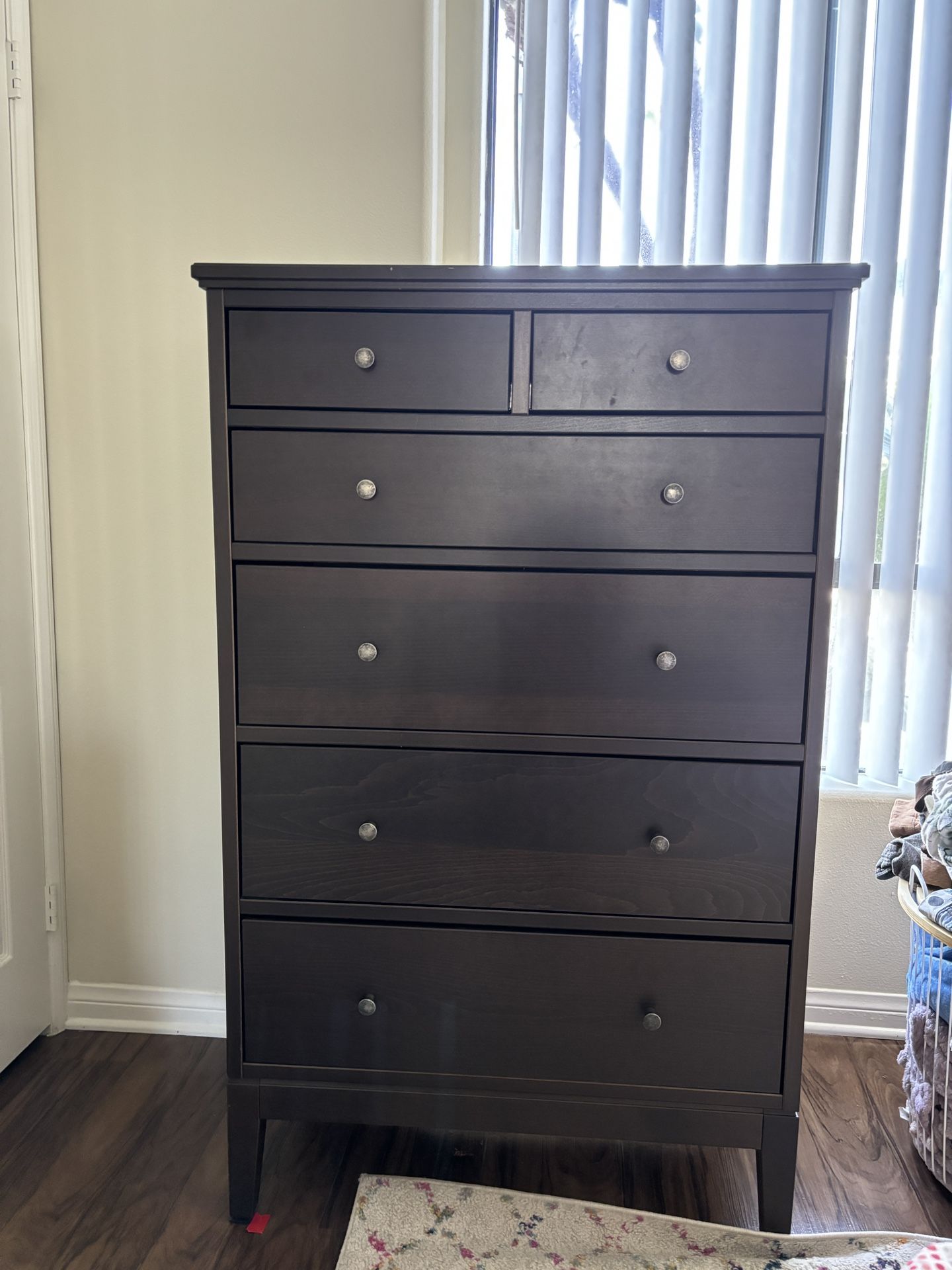 princess polly baby blue dress IKEA HEMNES 8-drawer dresser, black-brown, 63x37 3/4" - furniture - by  owner - sale