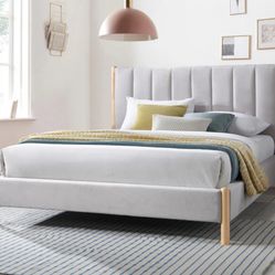 Queen Size Bed Frame With Mattress 