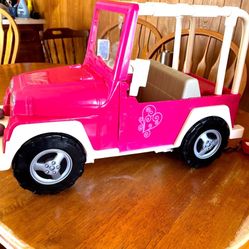 Our Generation My Way and Highways 4x4 Doll Vehicle - Pink and White