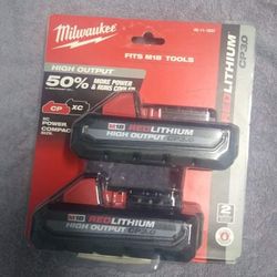 Milwaukee M18 18V Lithium-Ion HIGH OUTPUT CP 3.0Ah Battery