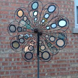 82" Spinner Outdoor Garden Decor 