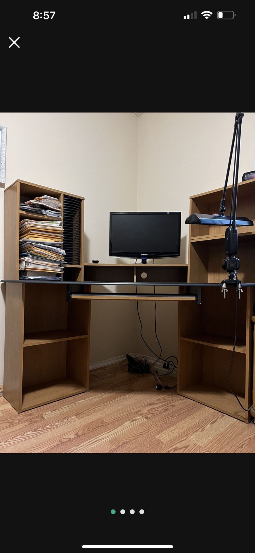 Corner Home Office Student Desk