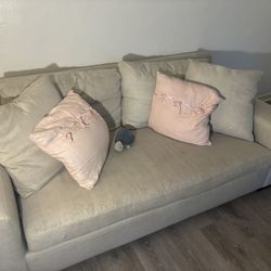 Comfy neutral sofa