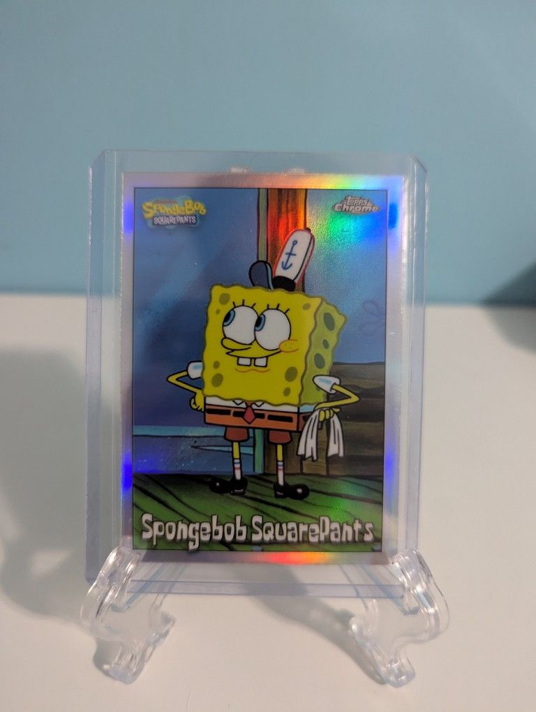 2025 Topps chrome SpongeBob SquarePants refractor 