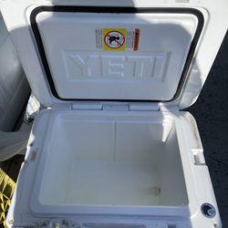 White Yeti Cooler