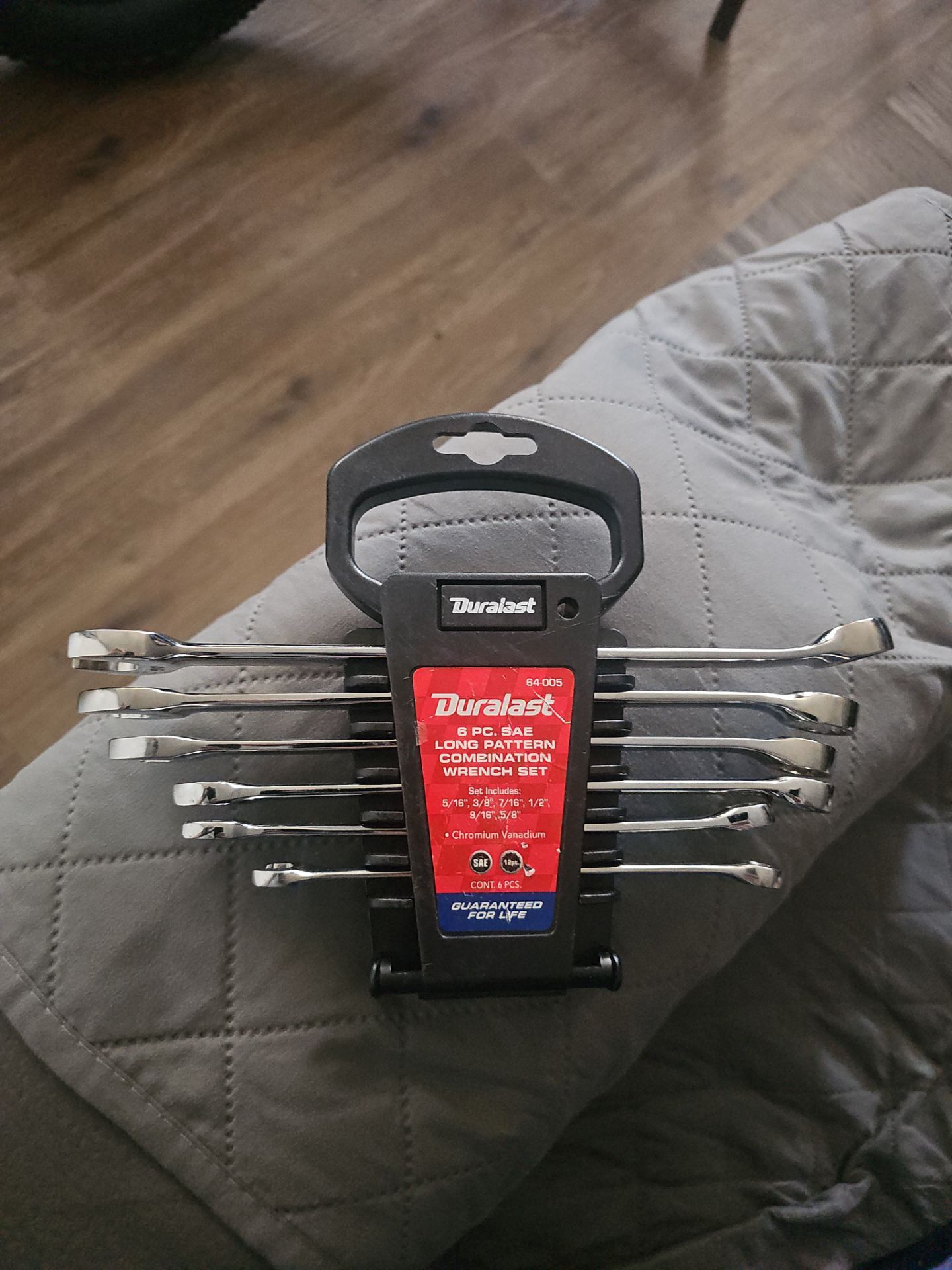 Duralast 6pc Long Pattern Combination Wrench Set