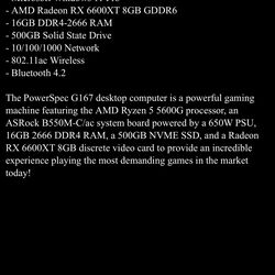 Powerspec gaming setup