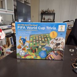 "NEW " 2014 FIFA World Cup Trivia Game, Officially Licensed Product Of FIFA World Cup Brazil Ages 4+