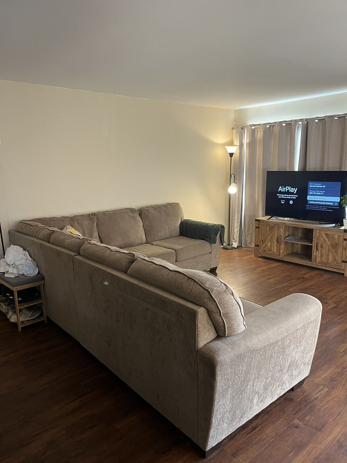 L shaped couch