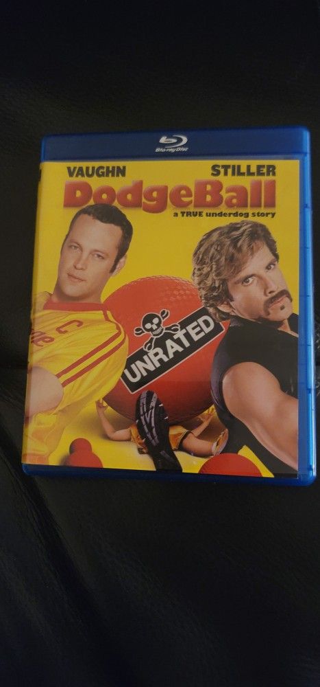 $5 BLU RAY. DODGEBALL. $5 OR TRADE FOR A MOVIE TITLE I DO NOT ALREADY OWN. BLU RAY ONLY NO DIGITAL .