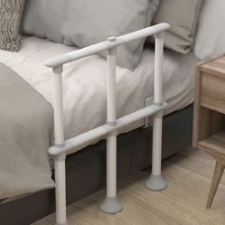 NEW Bed Rail for Elderly Bedside Assist Bar with Support Legs New, Open Box 