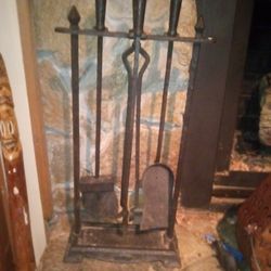 Antique Fire Place Tools