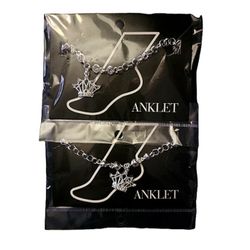 Shipping Only!  Women's Rhinestone Crown Anklet Bundle