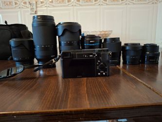 Sony 6400 with 7 lenses