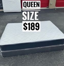 Queen Mattress Set – Medium – Brand New – Delivery Available 🚚