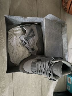 Jordan 4s Paris Olympic Wet Cements