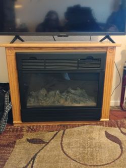 Amish heater/TV stand