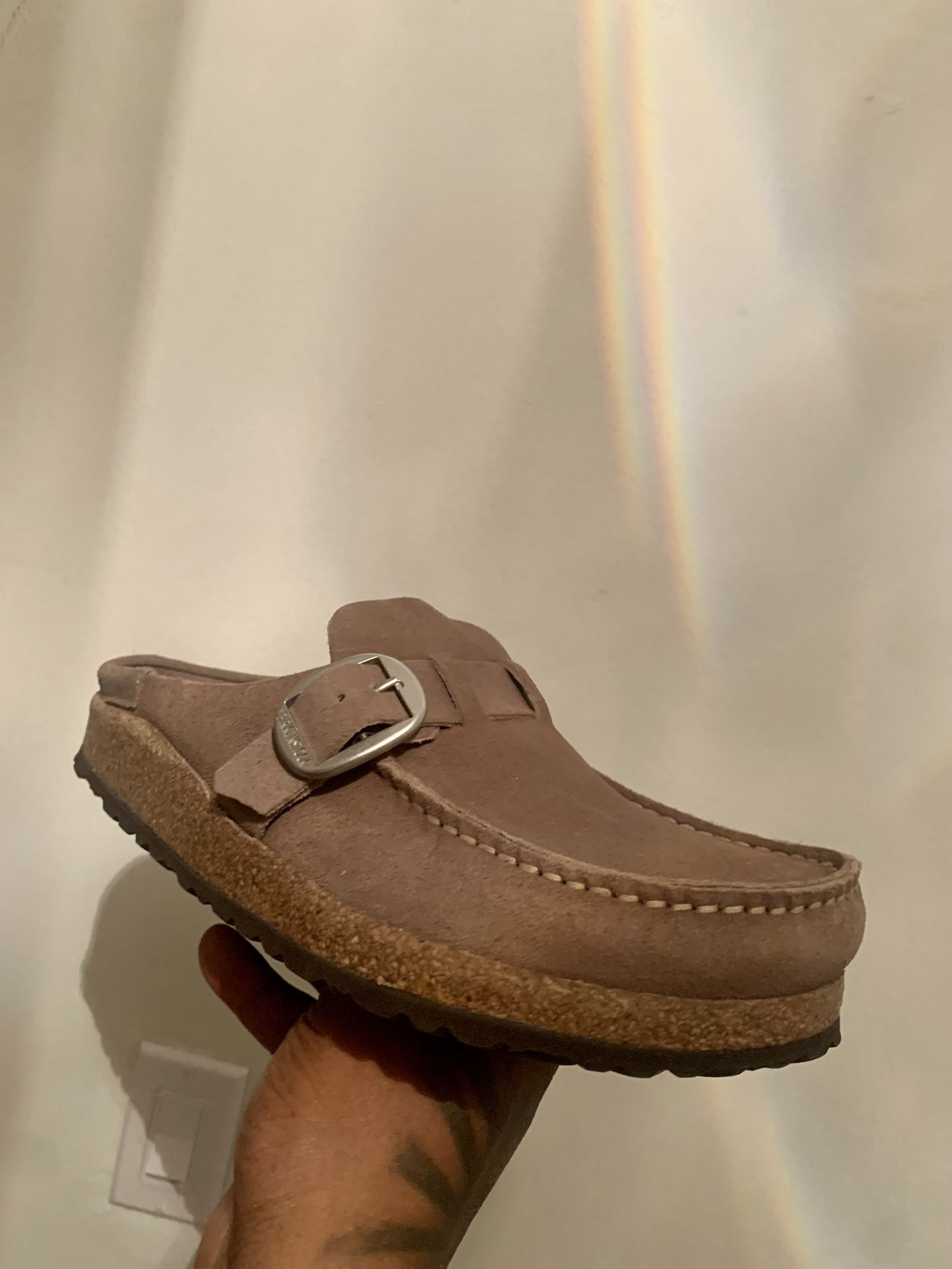 Birkenstock Buckley (Grey Taupe Suede)