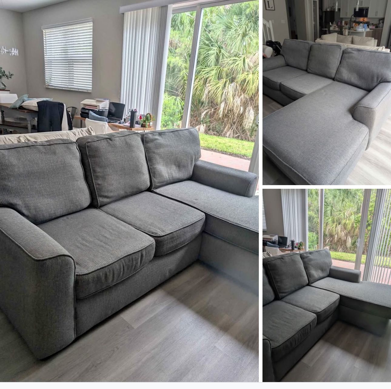 Blue Gray Couch