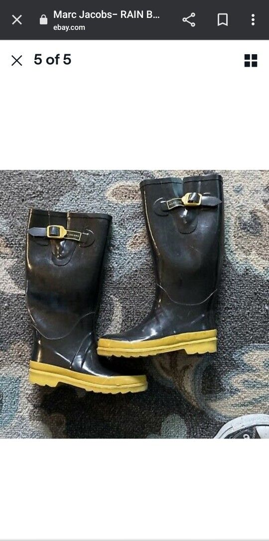 marc jacobs rain boots size 48