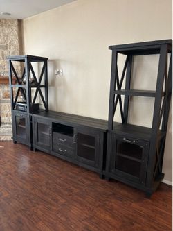 Beautiful 3Piece Entertainment Center