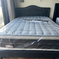 Queen Double Pillowtop New Mattresses New Pillowtop New Memory Foam New Bed Frames Nuevo Colchones Camas Nuevas ‼️ 