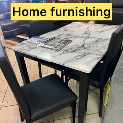 Furniture Table With Four Chair