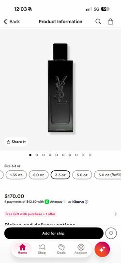 YSL Myself Eau de Parfum 3.3 oz