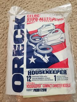 Oreck Filter Bags for Housekeeper Compact Cannister Models