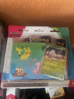 Pokémon 30th Celebration Tech Sticker Collection