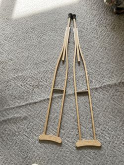 New Heavy Duty Adjustable Crutches