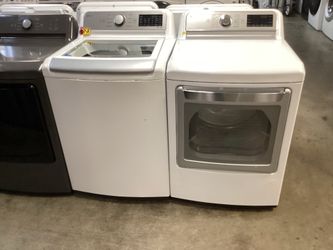 Lg washer with Agitator and dryer gas