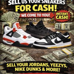 SELL US YOUR SHOE OR SHOE COLLECTION!