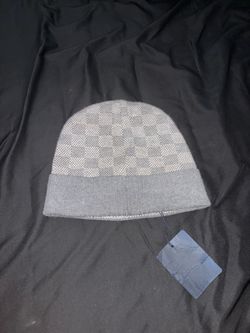 Grey designer beanie