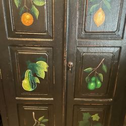  Armoire cabinet Hand Painted-