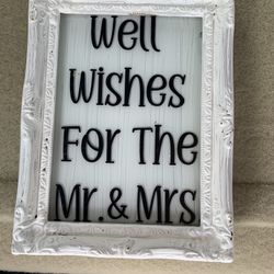 5X7 Well Wishes Picture In Frame 