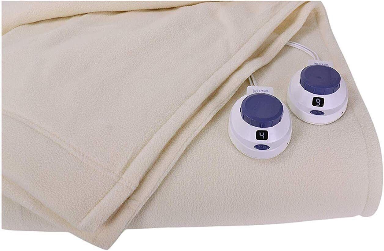 Perfect Fit SoftHeat Luxury Micro-Fleece Heated Electric Warming Blanket - King