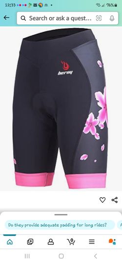 Cycling Shorts Padded BEROY brand, Women's Size XL Brand New 