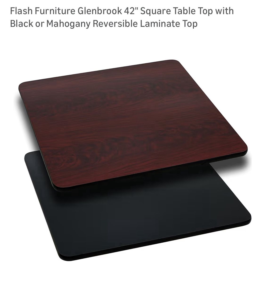 Brand New 42-in Square Laminate Table Top
